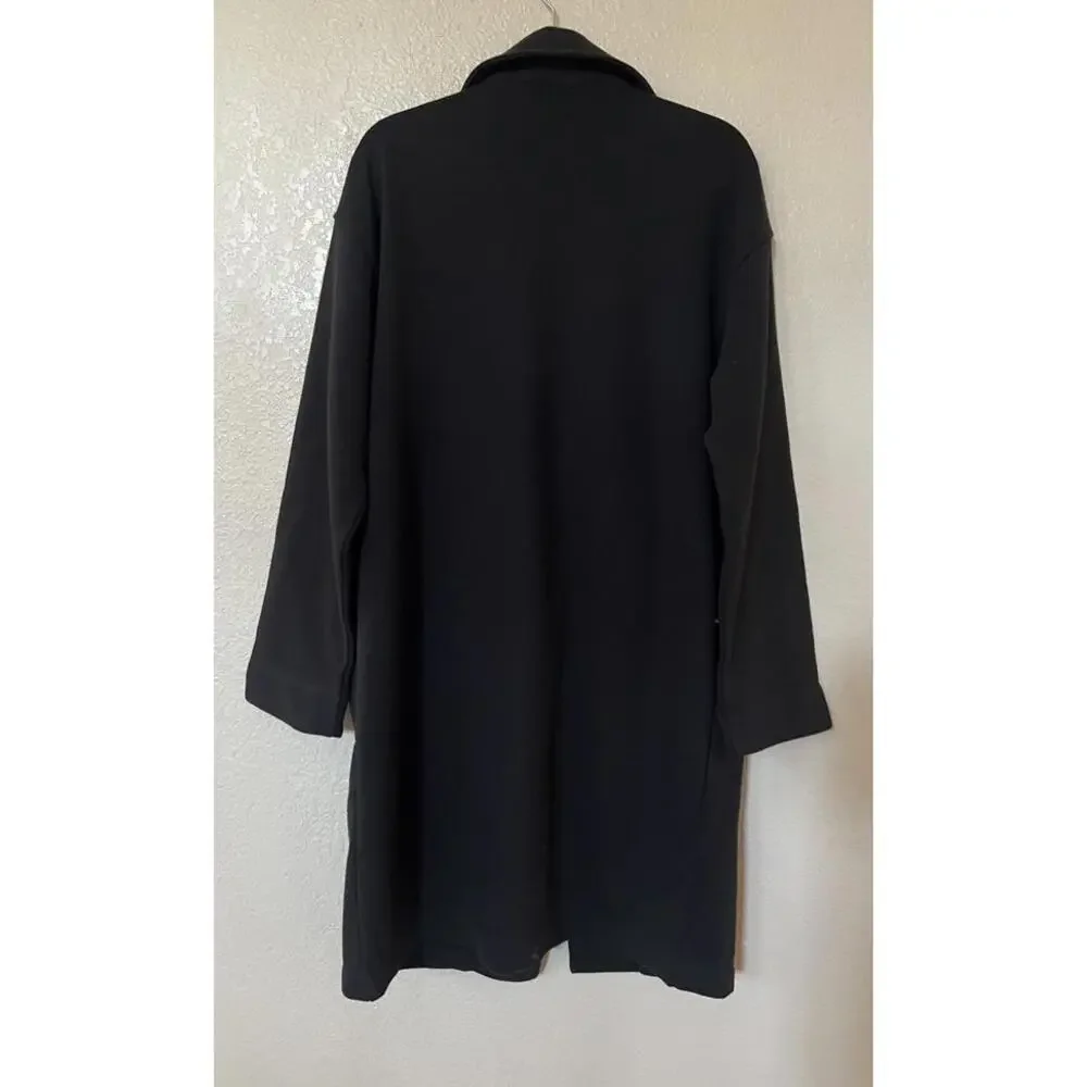 New Zella Cloud Fleece Longline Blazer  In Black Size M $99 - Picture 8 of 11